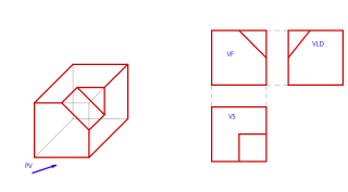 DESARROLLAR LAS VISTAS PRINCIPALESDEL SOLIDO SIGUIENTE 