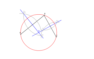 Circunferencia por tres puntos