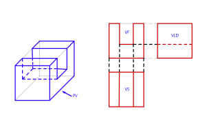 DETERMINAR LAS VISTAS PRINCIPALES DEL SOLIDO NUMERO 2