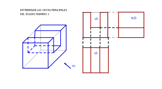 DETERMINAR LAS VISTAS PRINCIPALES DEL SOLIDO NUMERO 2