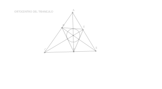 ORTOCENTRO DEL TRIANGULO