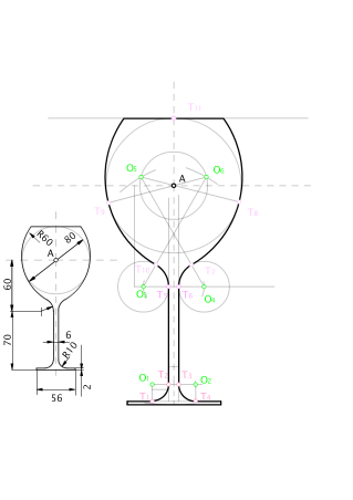 EJERCICIO 2º TRAZADO GEOMÉTRICO OPCIÓN B SELECTIVIDAD 15-16