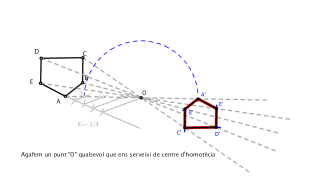 SEMBLANÇA PER HOMOTÈCIA INVERSA