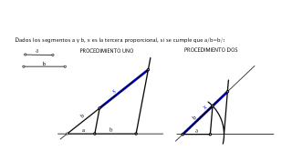 TERCERA PROPORCIONAL