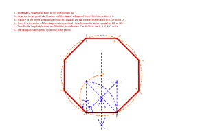 021.- Octagon from the length of its side