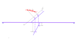 D1.1. Hallar la verdadera magnitud de un segmento AB, mediante cambio de plano