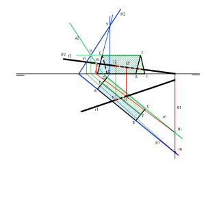Intersección recta-prisma