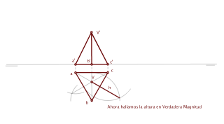 Tetraedro: hallar su altura