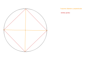 Cuadrado dada una circunferencia