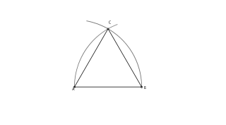 Triángulo equilátero conocido el lado