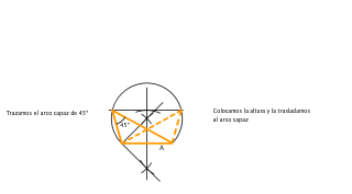 Triangulo dados Lado A  h y A