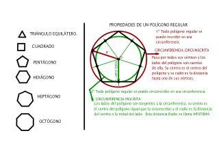 POLÍGONOS REGULARES.3º ESO