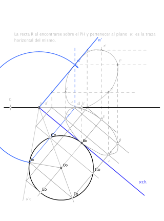 60 abatimiento circunferencia 
