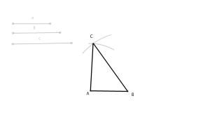 triángulo isósceles conociendo los 3 lados