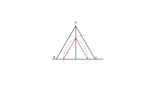 Triángulo equilátero dada su altura h.