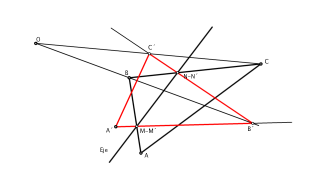 Figura homóloga del triángulo dado