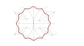 12 aldetako poligono izartxua