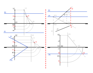 DIÉDRICO_INTERSECCIÓN RECTA-PLANO_3