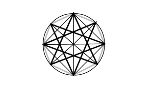 octógono con estrella 