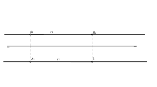 recta paralela a la linea de tierra.
