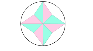 estrella de cuatro puntas