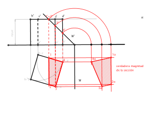 seccion cubo con proyectante