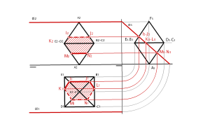 Sección plano paralelo a la LT-octaedro