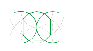 eneagono dado el lado