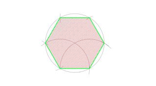hexágono dado el lado