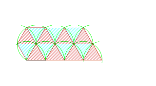 Triángulos equiláteros