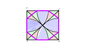 Octagono dentro de un cuadrado