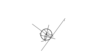 Circunferencia que pasa por un punto P y es TG a una reecta t, en un punto T de ella.