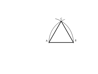 Triangulo equilatero dado el lado.