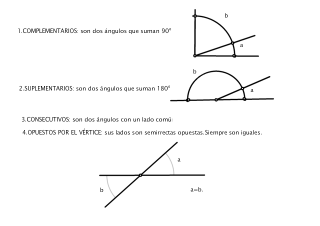 ÁNGULOS EN RELACIÓN CON OTROS ÁNGULOS