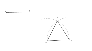 Triángulo equilátero conocido el lado