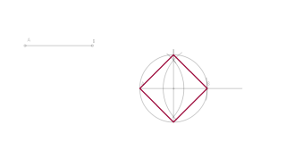 Cuadrado dada la diagonal