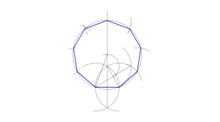 Eneágono a partir del lado