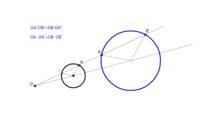 Inversa de circunferencia que no pasa por O (1)