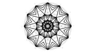 estrellas de 12 puntas (fractal)