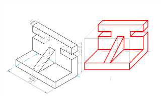 Axo_08_PL4_Làmina8A. (Resolta per mitjà d'un prisma).
