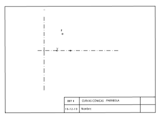 parabola dando punto tangente