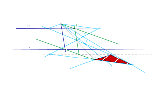 HOMOLOGIA sabiendo centro, 2 puntos homologos y eje e
