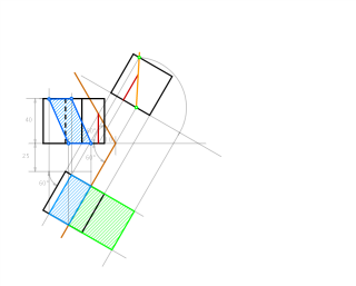 intersecció pla i cub