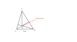 Important lines and points of a triangle.