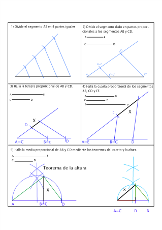 PROPORCIONALIDAD ENTRE SEGMENTOS