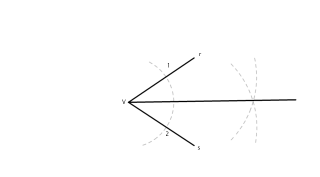 BISECTRIZ DE UN ÁNGULO CUALQUIERA