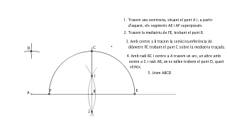 Rectangle coneguda la suma de dos costats i la seva diferència