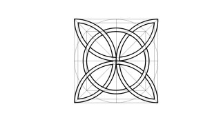 Patrón de símbolo celta 