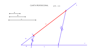 Cuarta proporcional
