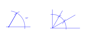 Operaciones con ángulo de 60º